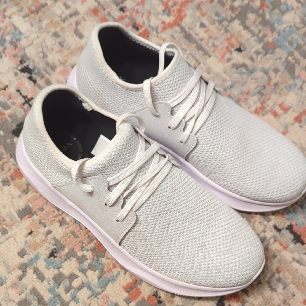 Vessi Men's Cream Sneakers